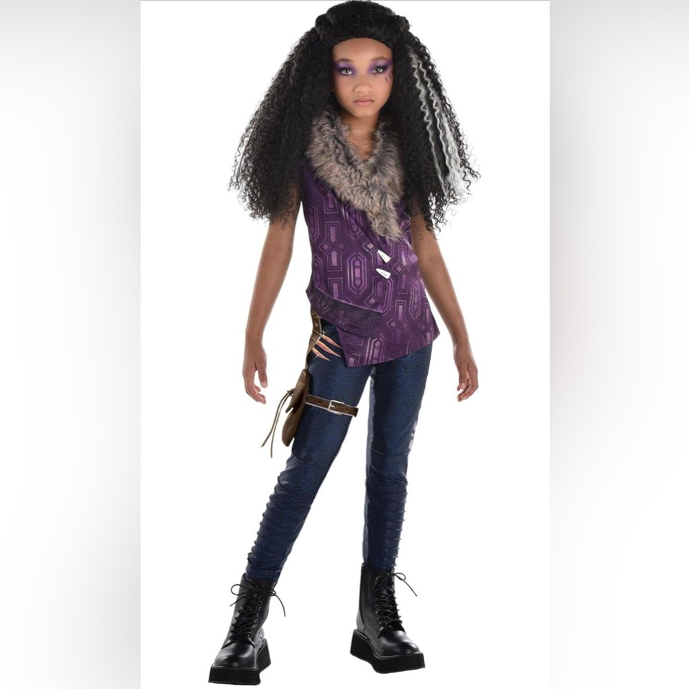 Zombies 3 Willa Costume, Girl, Includes Vest, Pants, and Holster, Medium (12-14)